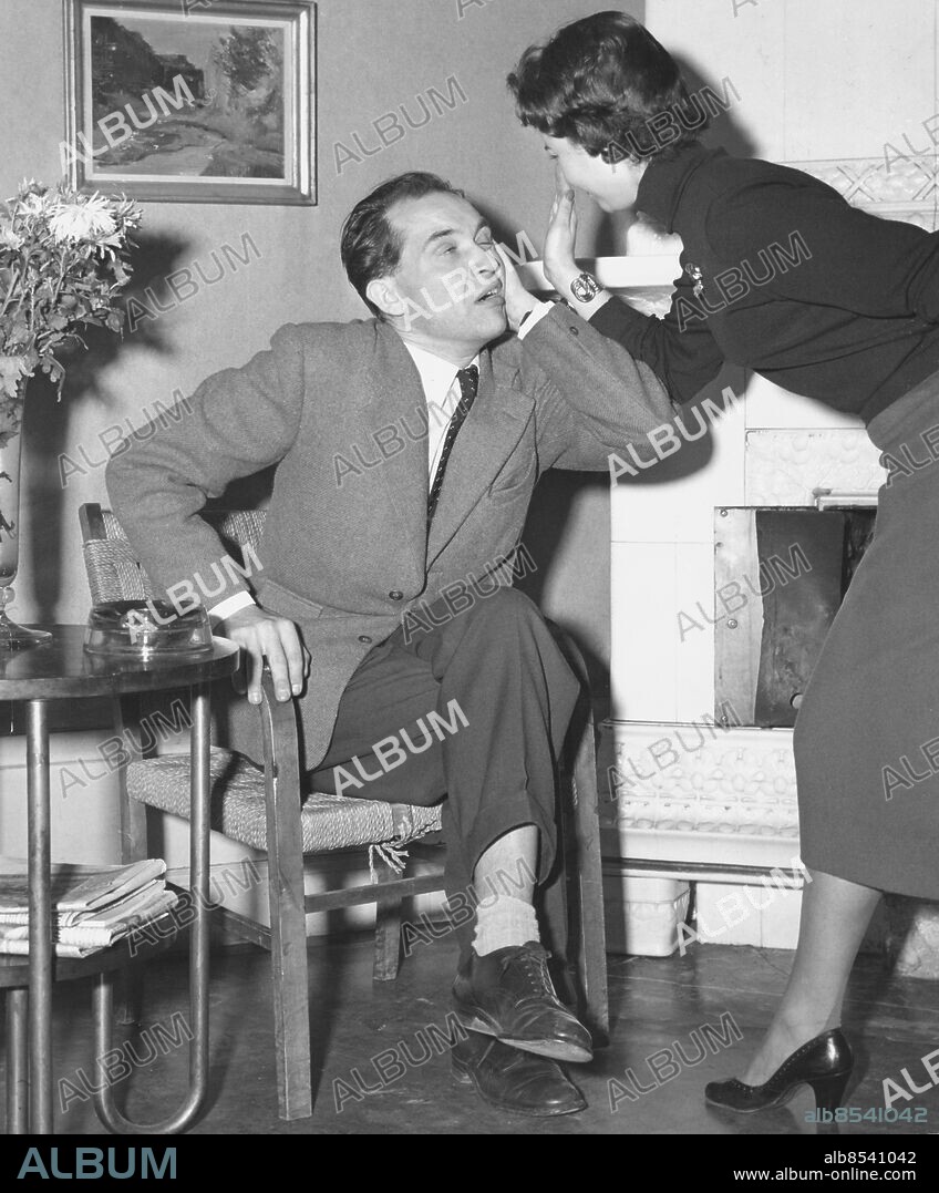 1950-tal.. Utan bildtext. Not. Stieg Trenter: Roparen Avsnitt 4 Anm. Ansiktsuttryck sites: SVERIGE.