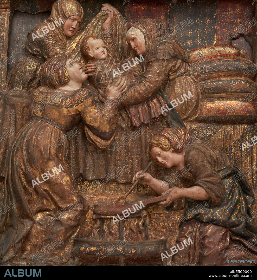 The Birth of Saint John the Baptist, About 1525. Detail from a larger artwork.