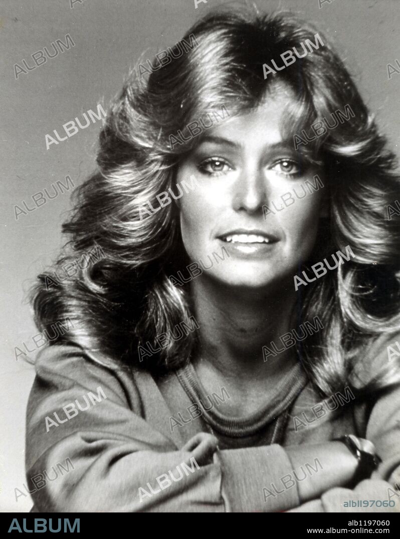 FARRAH FAWCETT. FARRAH FAWCETT (Feb. 2, 1947 - Jun. 25, 2009), 62, actress, anal cancer victim. Pop culture figure whose hairstyle was emulated by millions of young women and whose red swimsuit pinup 70's poster sales set records, making her an all time sex symbol. Fawcett was best know for her flowing blonde tresses and glistening smile in her iconic role as Jill Munroe in TV Series 'Charlie's Angel's 1976 - 1980. Won Emmy for 'The Burning Bed' where she played a battered wife. Survived by her son with actor Ryan O'Neal (Redmond b. Jan. 30,1985- ). PICTURED - Actor FARRAH FAWCETT in 1979. 25/06/2009