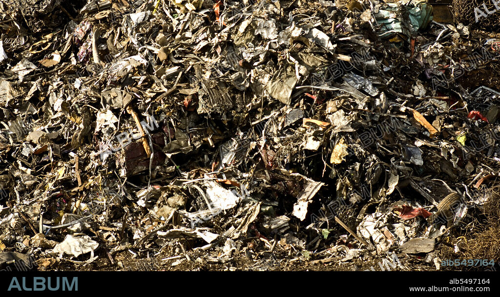 PETER WILLIAMS. EMR Swindon Scrap Metal Yard, Gypsy Lane, Swindon, 2009. Detail of a pile of waste metal and vehicle parts in the scrap yard.