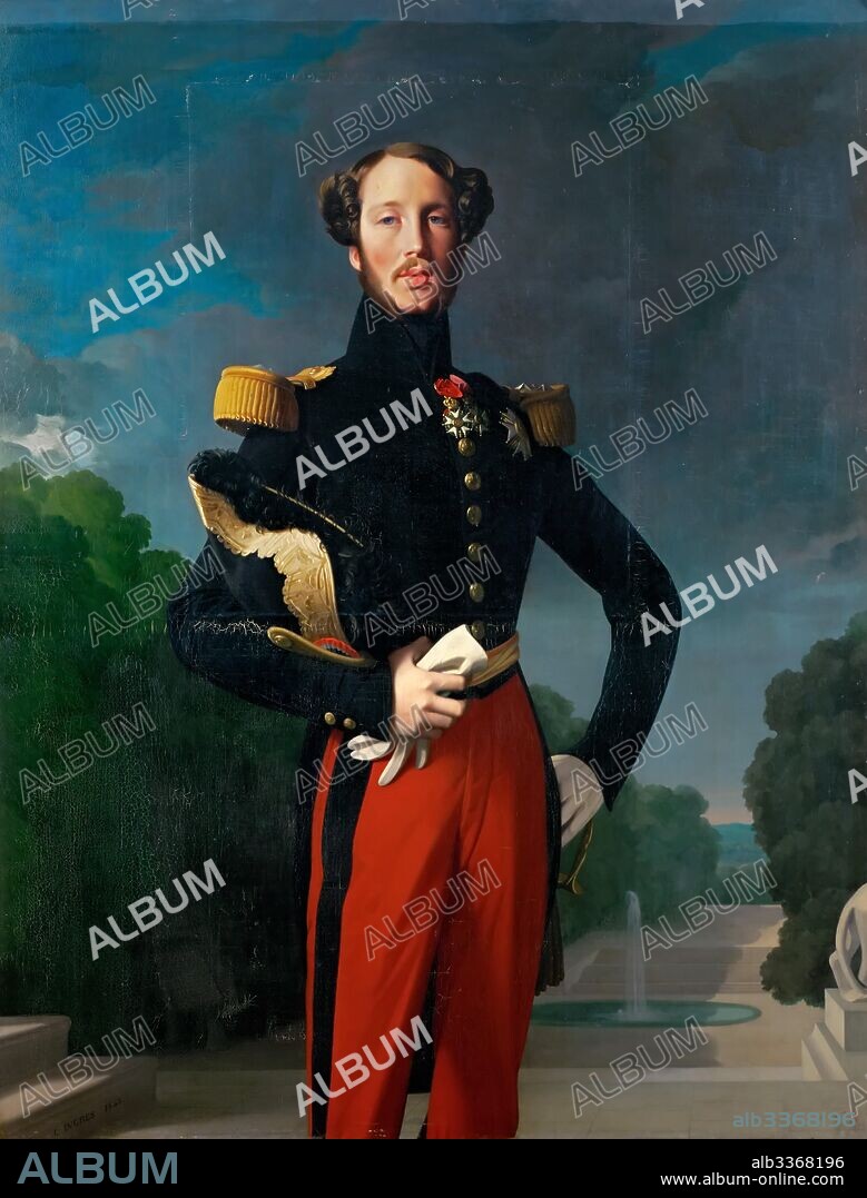 JEAN AUGUSTE DOMINIQUE INGRES. Prince Ferdinand Philippe, Duke of Orléans (1810-1842).