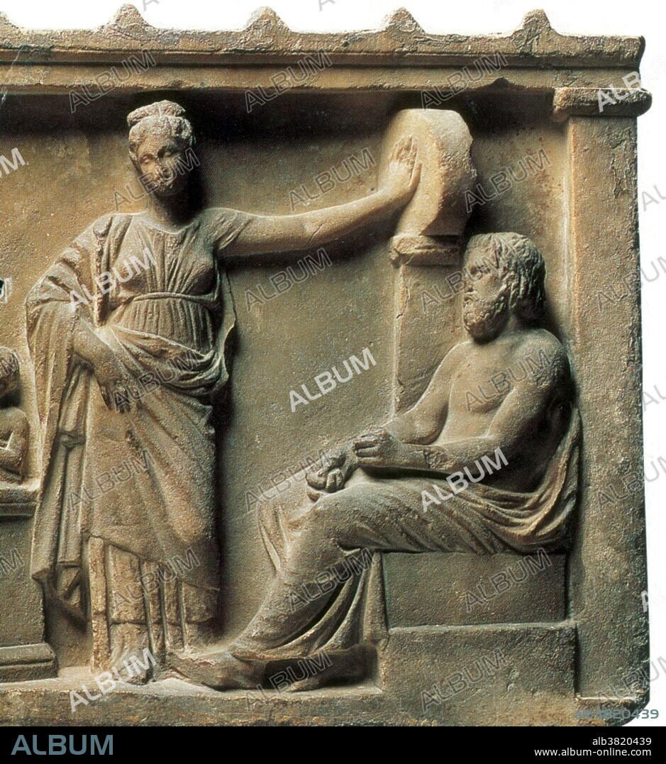 Asclepius (Aesculapius) is the God of Medicine and Healing in ancient Greek religion. Asclepius represents the healing aspect of the medical arts; his daughters are Hygieia (Hygiene), Iaso (Medicine), Aceso (Healing), Aglaea (Healthy Glow), and Panacea (Universal Remedy). He was associated with the Roman/Etruscan god Vediovis. The rod of Asclepius, a snake-entwined staff, remains a symbol of medicine today.