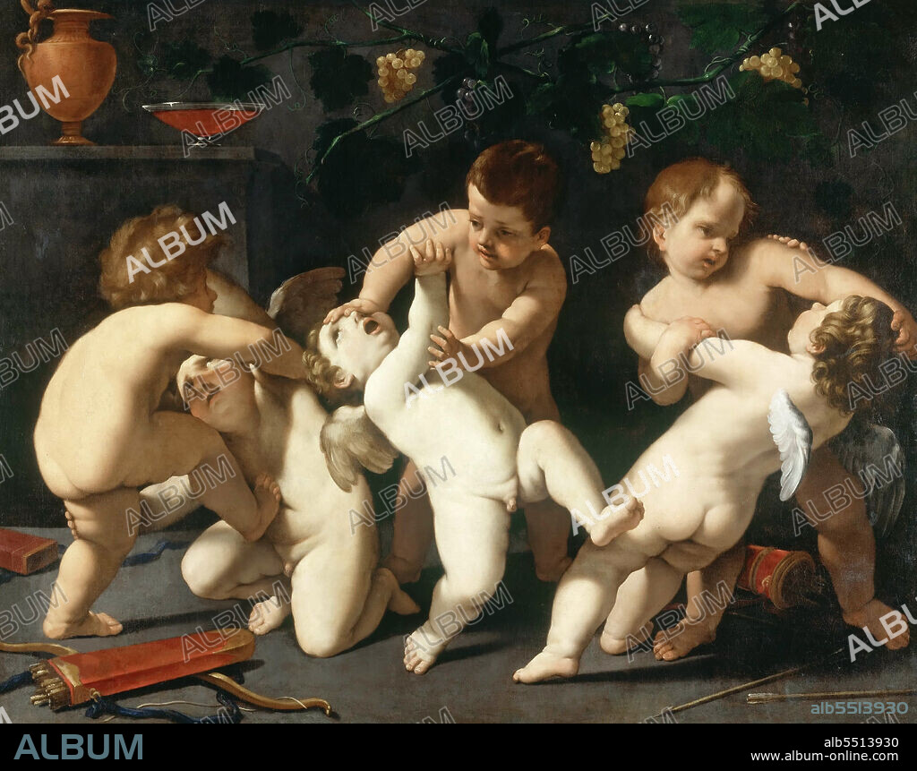 GUIDO RENI. Putti Fighting.