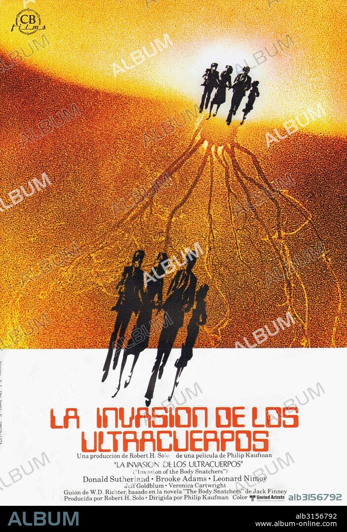 Poster of INVASION OF THE BODY SNATCHERS, 1978, directed by PHILIP KAUFMAN. Copyright UNITED ARTISTS.