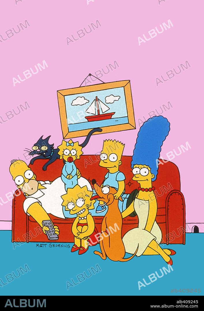 THE SIMPSONS, 1989. Copyright UNIVERSAL TV/20TH CENTURY FOX TV/KLASKY-SCUPO.
