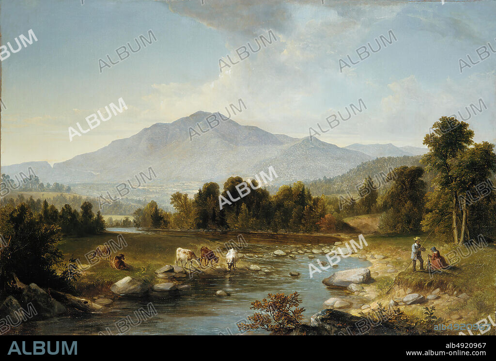 Asher Brown Durand, High Point: Shandaken Mountains, American, Asher Brown Durand (American, Jefferson, New Jersey 17961886 Maplewood, New Jersey), 1853, American, Oil on canvas, 32 3/4 x 48 in. (83.2 x 121.9 cm), Paintings.