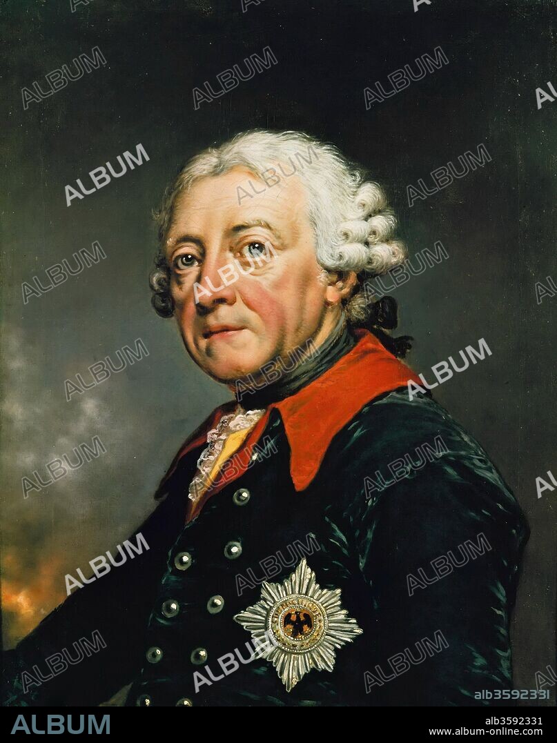 CHRISTIAN FRIEDRICH REINHOLD LISIEWSKI. Portrait of Frederick II of Prussia (1712-1786).