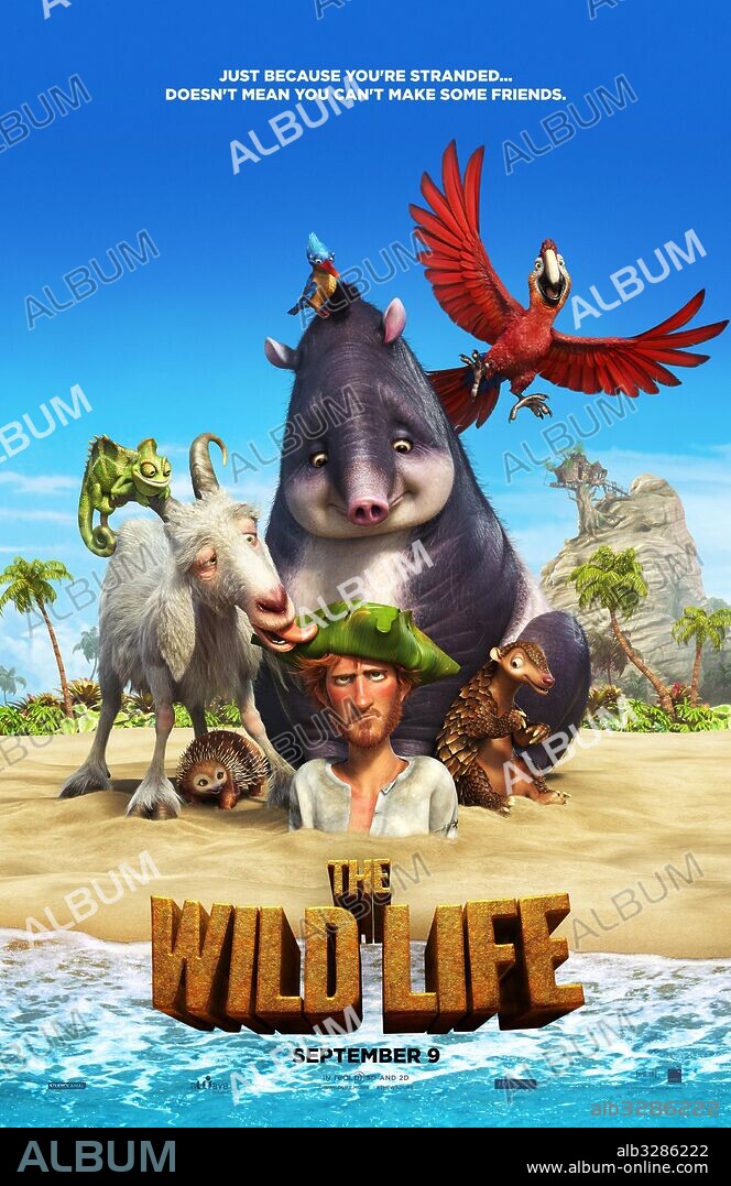 Plakat zu ROBINSON CRUSOE, 2016, unter der Regie von VINCENT KESTELOOT. Copyright StudioCanal/nWave Pictures/uFilm / Cortesía.