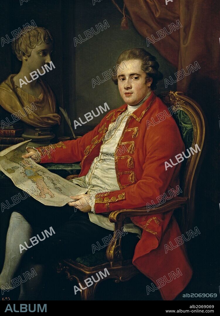 POMPEO GIRALAMO BATONI. Pompeo Batoni / 'George Legge, Viscount Lewisham', 1778, Italian School, Oil on canvas, 127 cm x 100 cm, P00048.