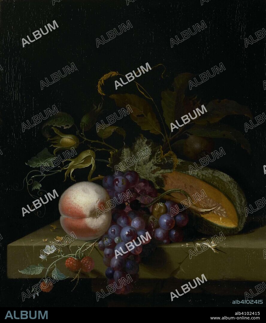 PIETER GALLIS. Still Life with Fruit. Dating: 1673. Measurements: h 39.5 cm × w 34.2 cm.