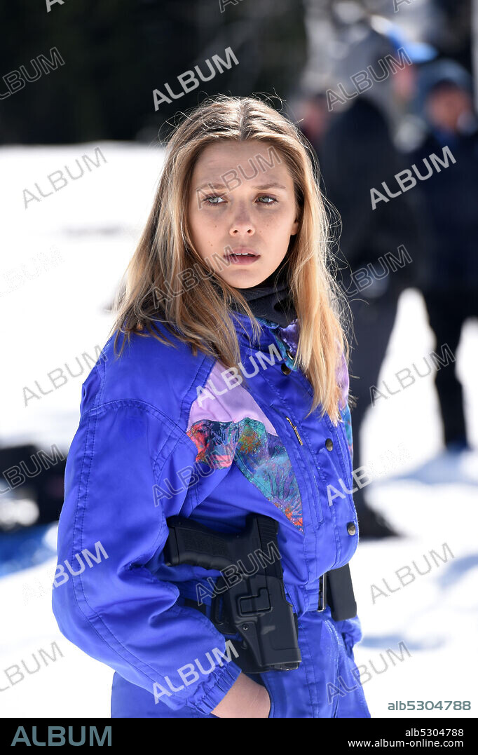 ELIZABETH OLSEN en WIND RIVER, 2017, dirigida por TAYLOR SHERIDAN. Copyright VOLTAGE PICTURES.