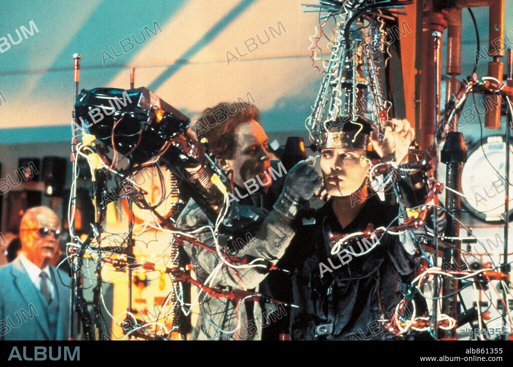 JOHN LITHGOW and PETER WELLER in THE ADVENTURES OF BUCKAROO BANZAI ACROSS THE 8TH DIMENSION, 1984, directed by W. D. RICHTER. Copyright SHERWOOD PRODS INC.
