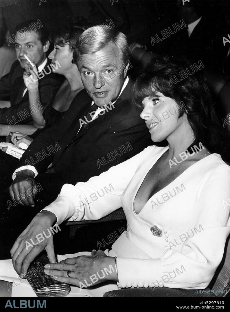 Ornella vanoni. peter van eyck. 60s. (Photo by: Marka/Universal Images Group via Getty Images).
