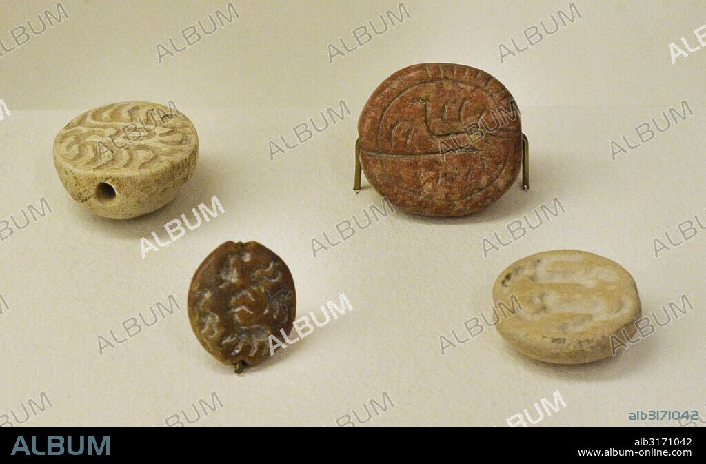 Mesopotamia. Near East. Stamp. End of the 4th - beginning of the 3rd millennium. The State Hermitage Museum. Saint Petersburg. Russia.