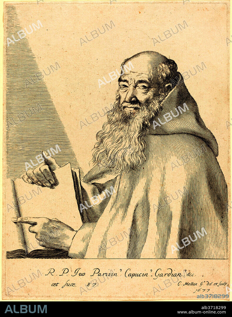 CLAUDE MELLAN. Pere Ives. Dated: 1677. Medium: engraving.