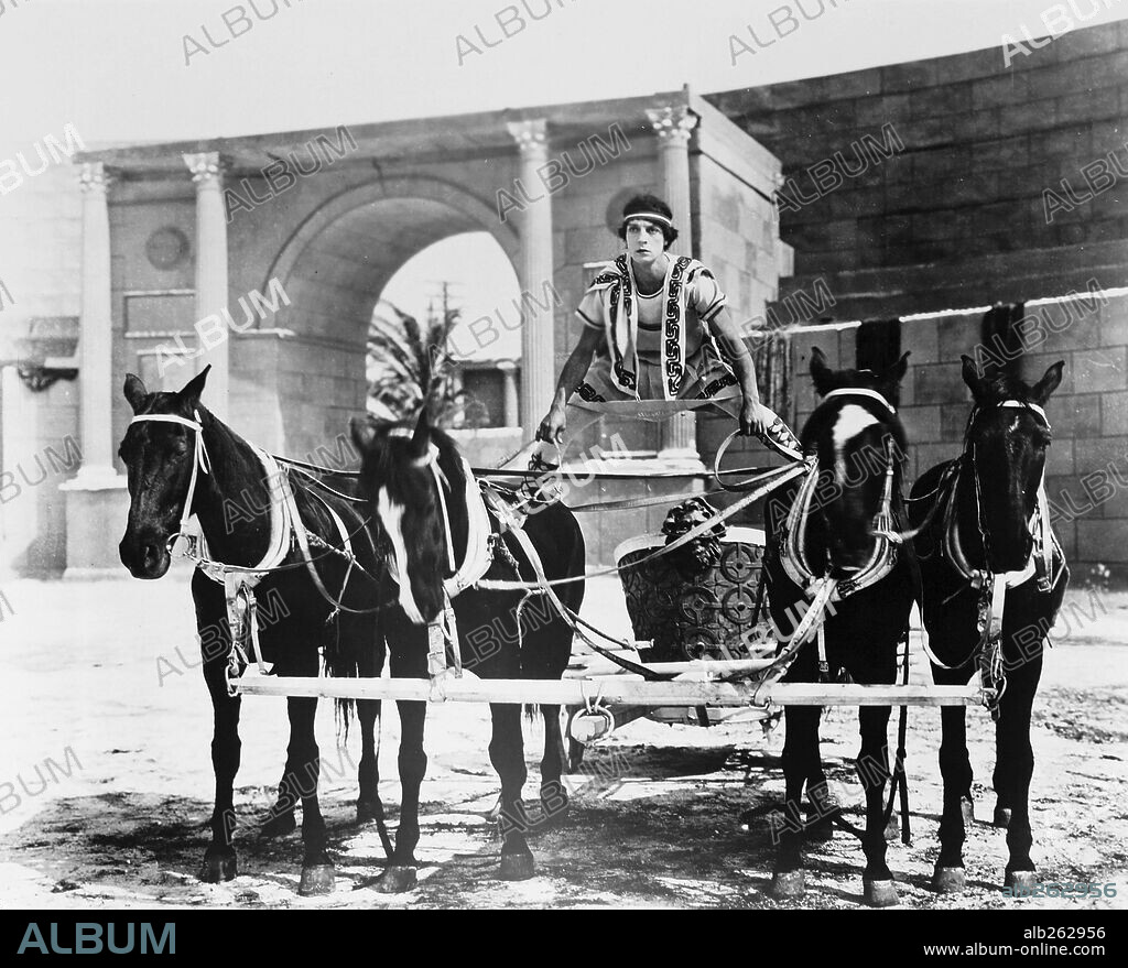 BUSTER KEATON in THE THREE AGES, 1923, directed by BUSTER KEATON. Copyright METRO.