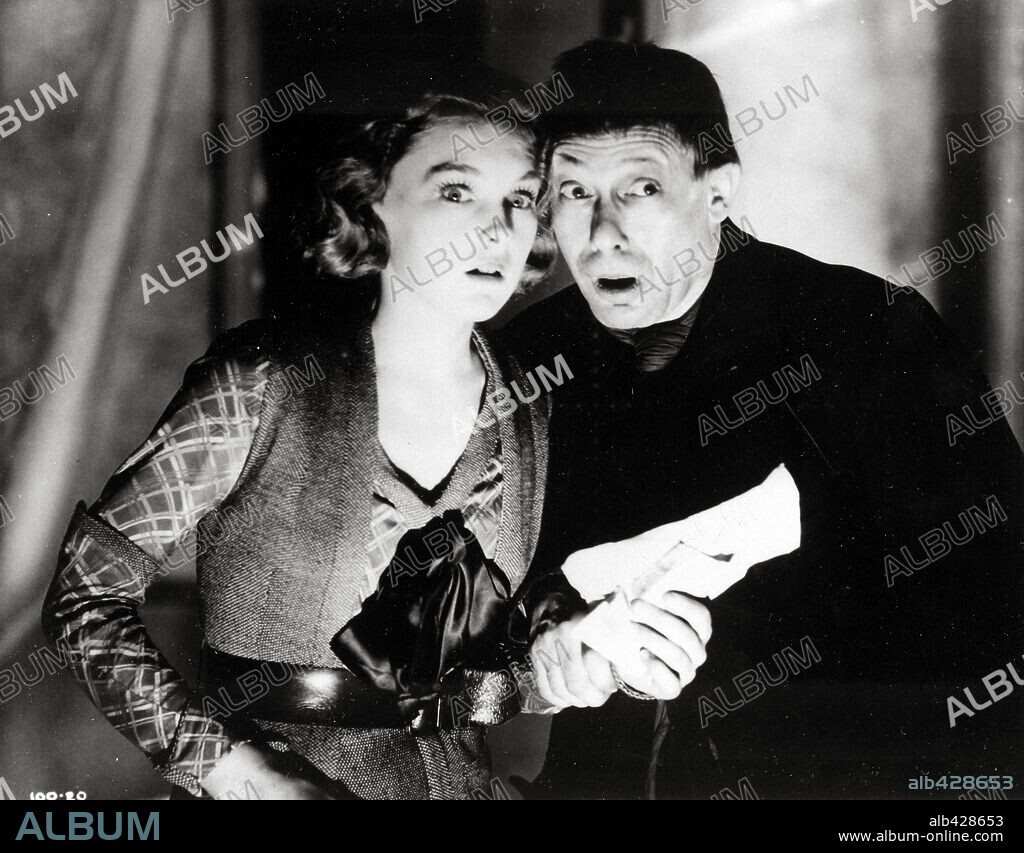 ANNE GREY in NUMBER 17, 1932 (NUMBER SEVENTEEN), directed by ALFRED HITCHCOCK. Copyright BIP.