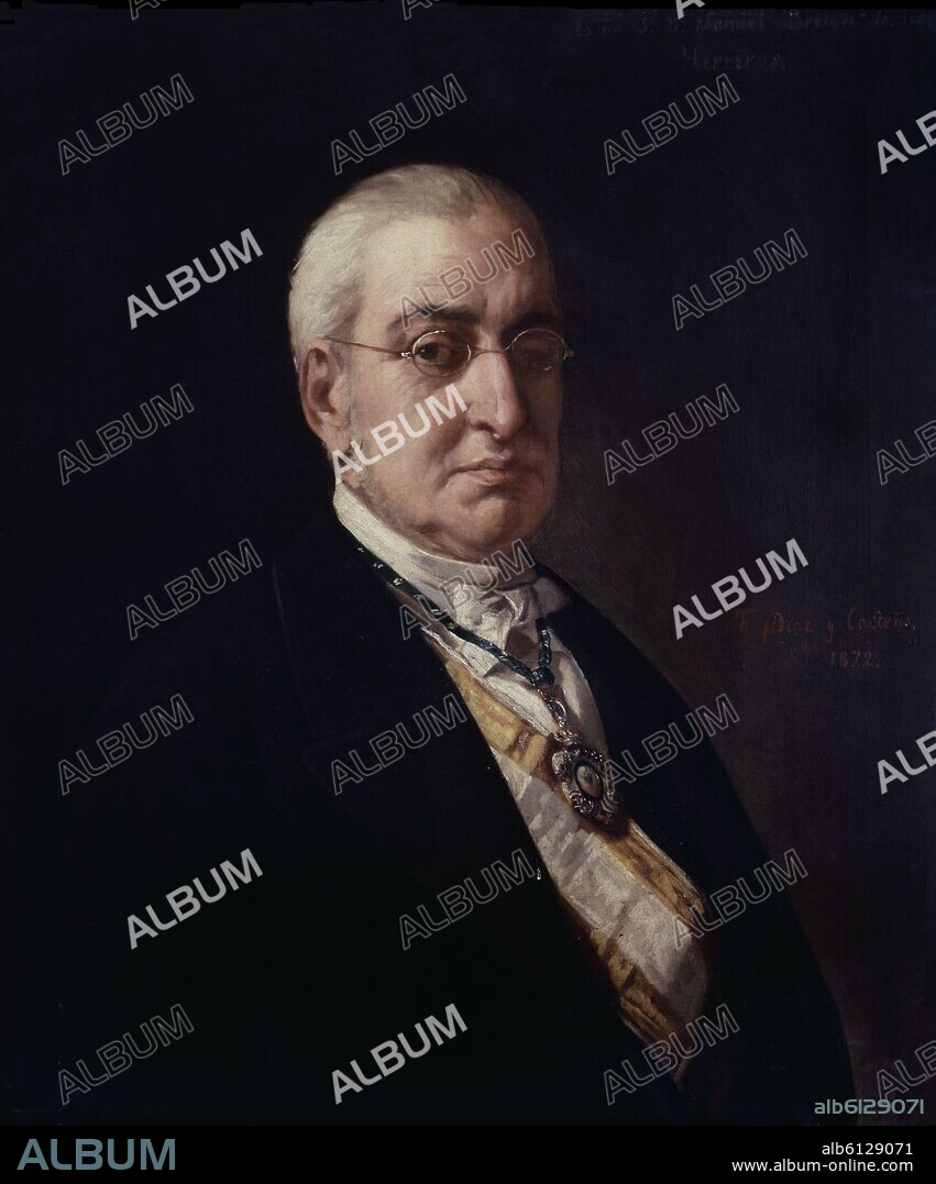 FRANCISCO DÍAZ CARREÑO. MANUEL BRETON DE LOS HERREROS - 1796/1873.