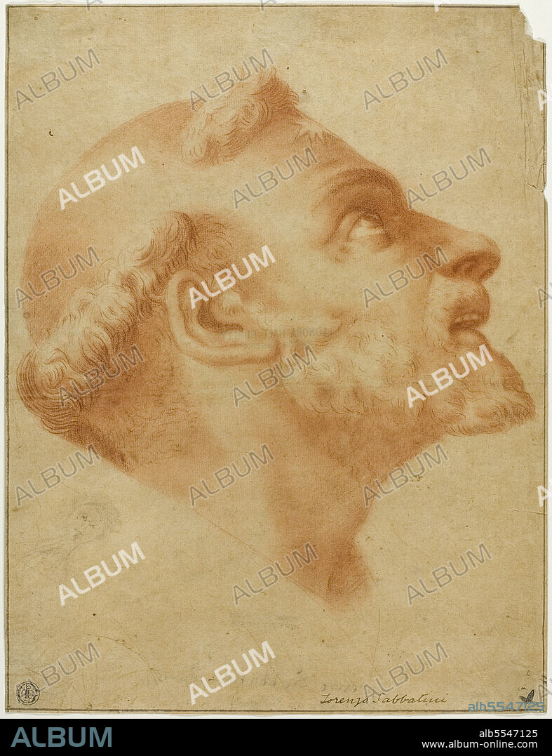 LORENZO SABATINI. Upturned Head of Saint Dominic, n.d.