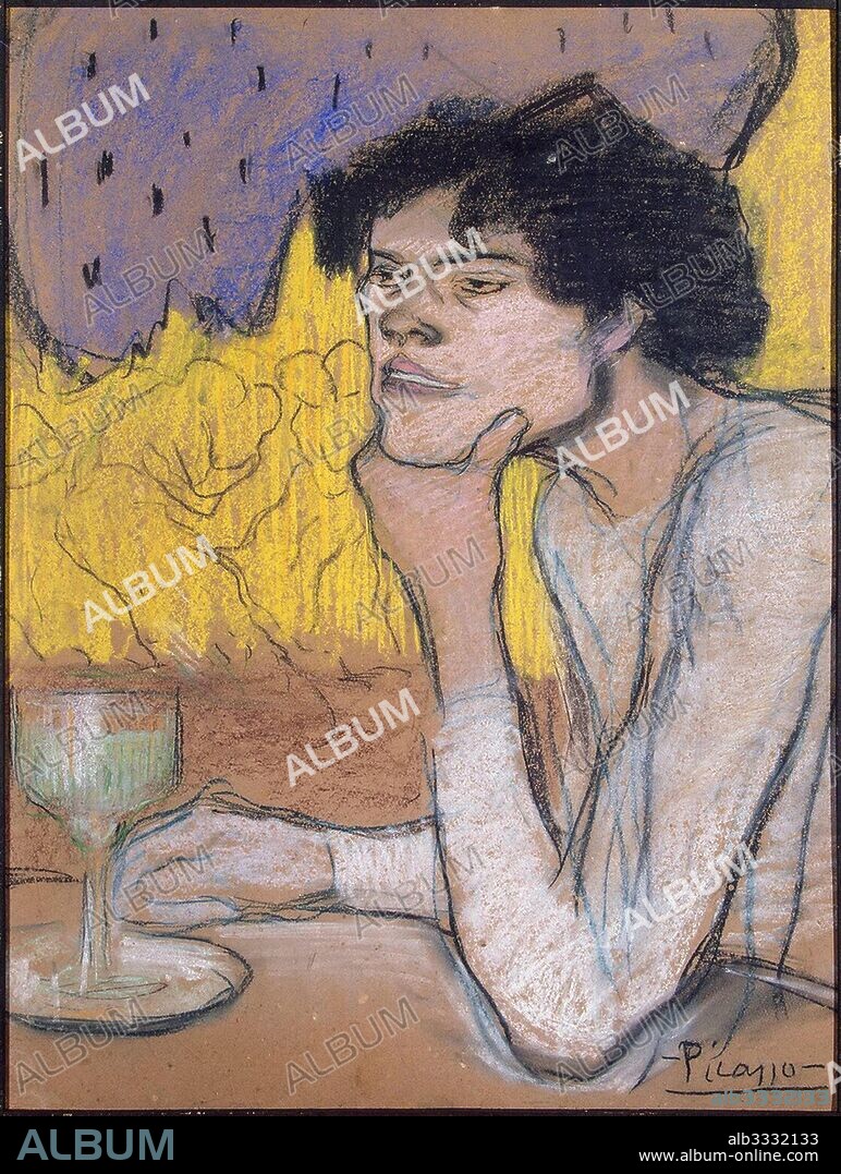 PABLO PICASSO. Absinthe.