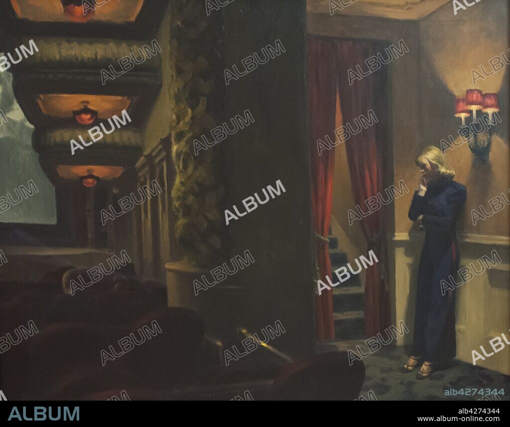 Edward Hopper / 'New York Movie', 1939, Óleo sobre lienzo, 81,9 x 101,9 cm.