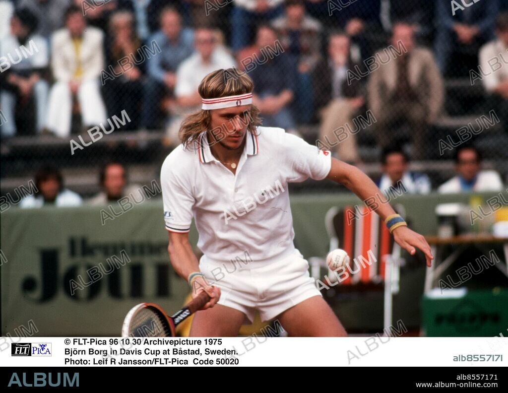 BÅSTAD 1975. Björn Borg in Davis Cup at Båstad, Sweden.. Photo: Leif R Jansson/FLT-Pica Code 50020.