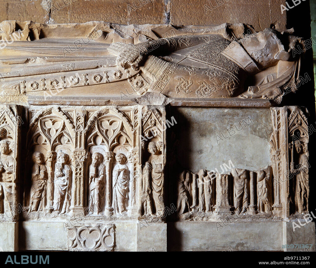 Sepulcro de Ramon Folc de Cardona, siglo XVI. Monasterio de Poblet.