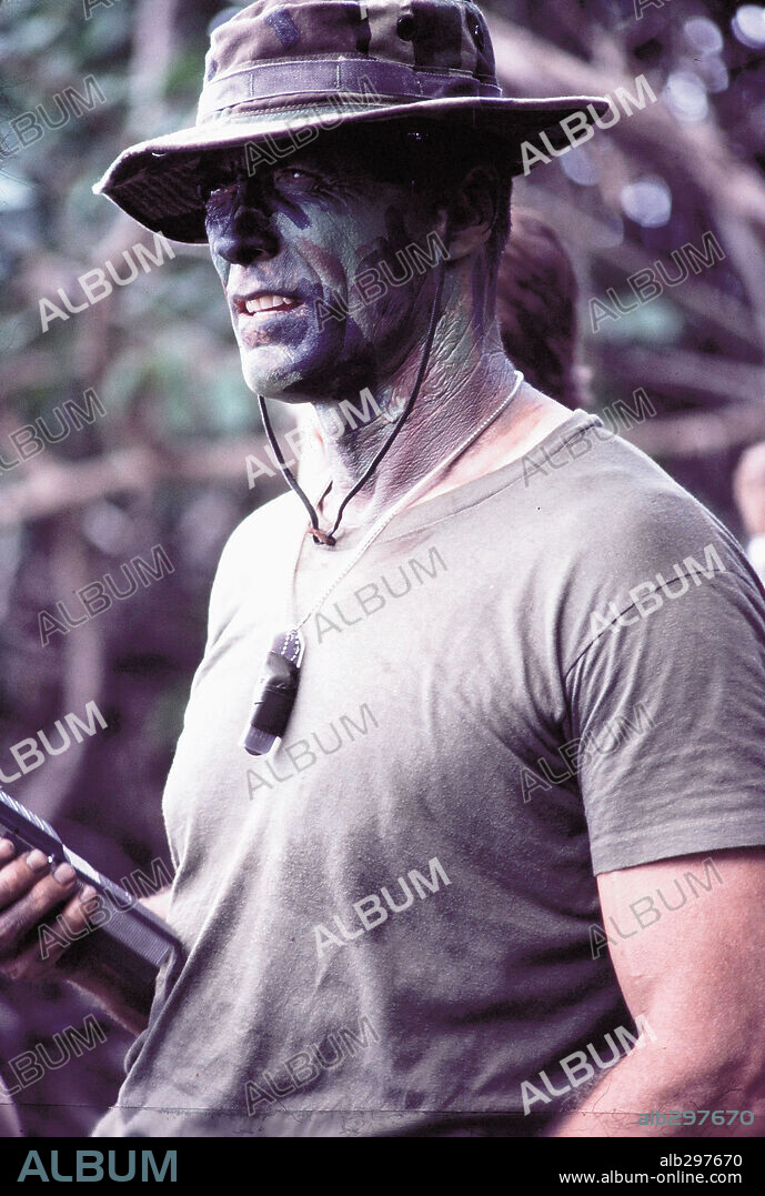 CLINT EASTWOOD en EL SARGENTO DE HIERRO, 1986 (HEARTBREAK RIDGE), dirigida por CLINT EASTWOOD. Copyright MALPASO/WARNER BROTHERS.