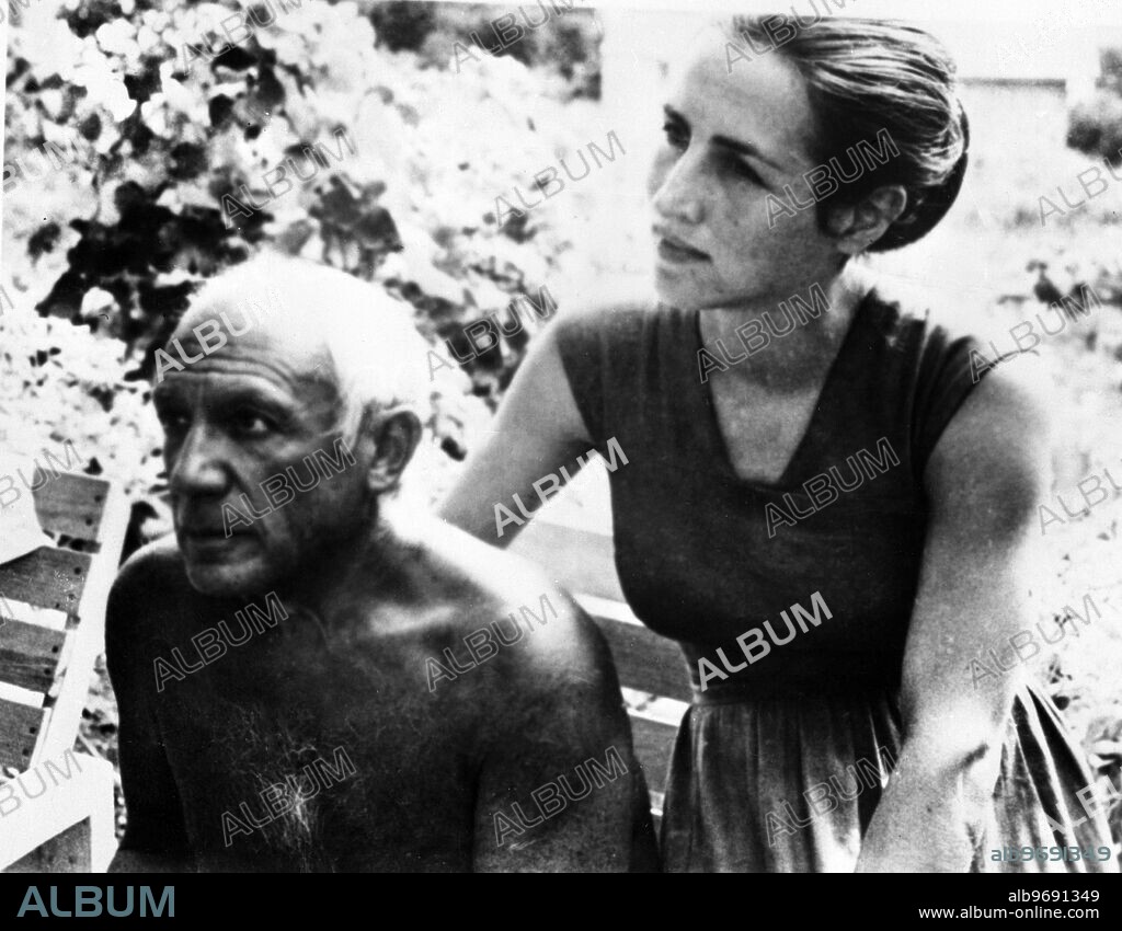 Spanish painter , the controversial Pablo Picasso , and his model friend , Francoise Gilot . 17 August 1965.