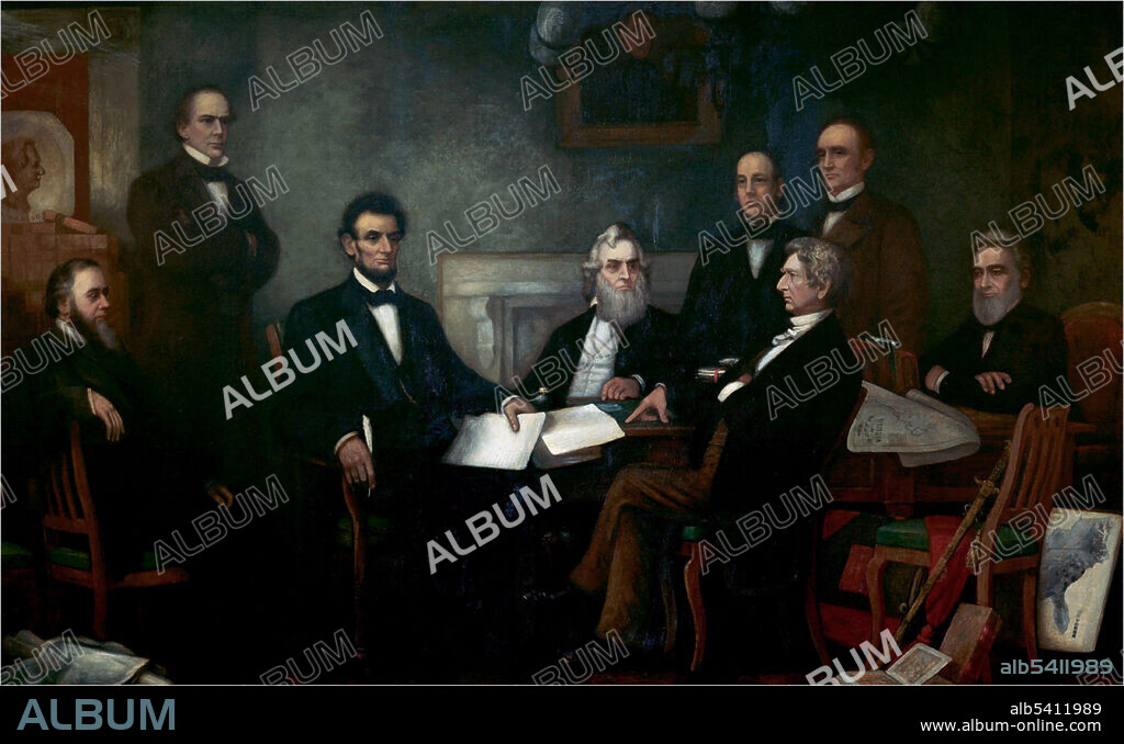 First Reading of the Emancipation Proclamation, 1863