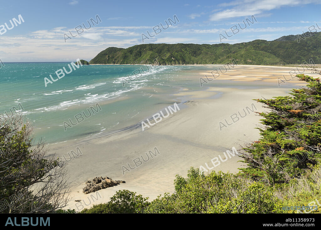 Wainui Bay, Golden Bay, Tasman, South Island, New Zealand, Pacific.