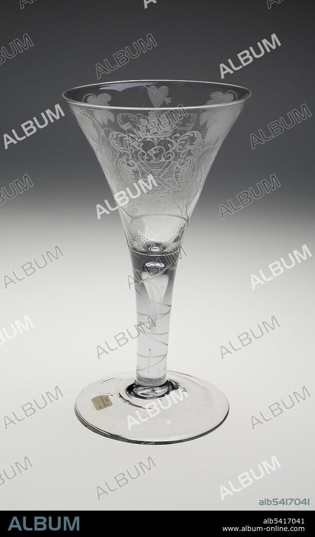 Trumpet Wine Glass, , c. 1740-50.