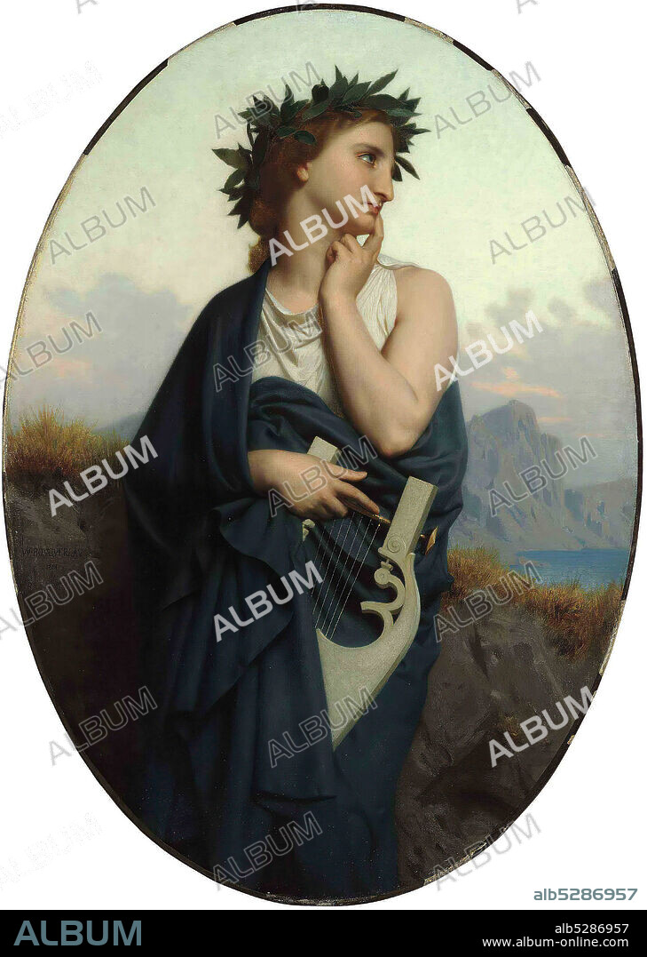 WILLIAM-ADOLPHE BOUGUEREAU. The Muse (Philomèle).