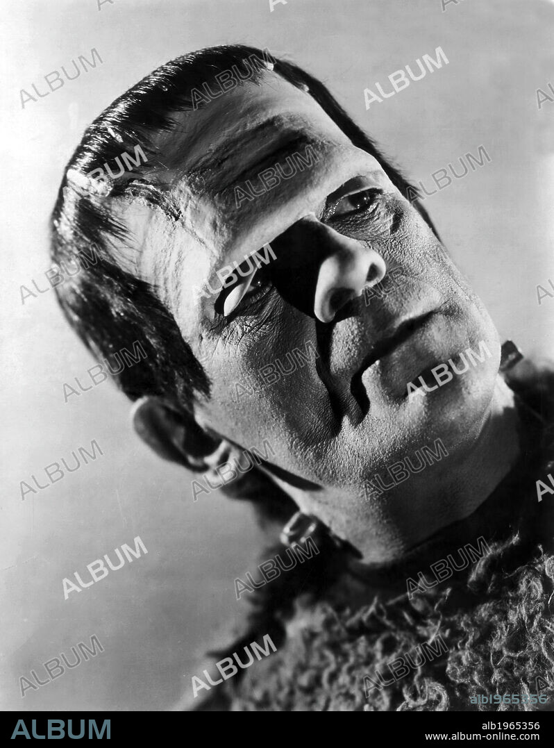 BORIS KARLOFF en LA SOMBRA DE FRANKENSTEIN, 1939 (SON OF FRANKENSTEIN), dirigida por ROWLAND V. LEE. Copyright UNIVERSAL PICTURES.