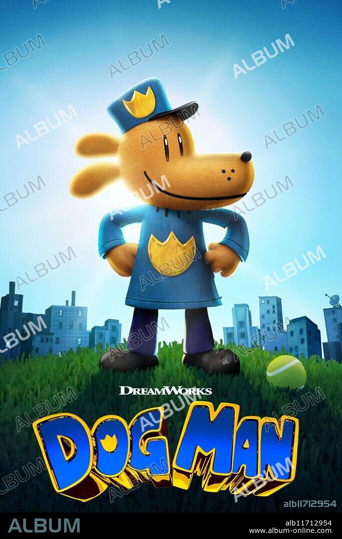Poster de POLICAN, 2025 (DOG MAN), dirigida por PETER HASTINGS. Copyright DreamWorks Animation / Treehouse Comix.
