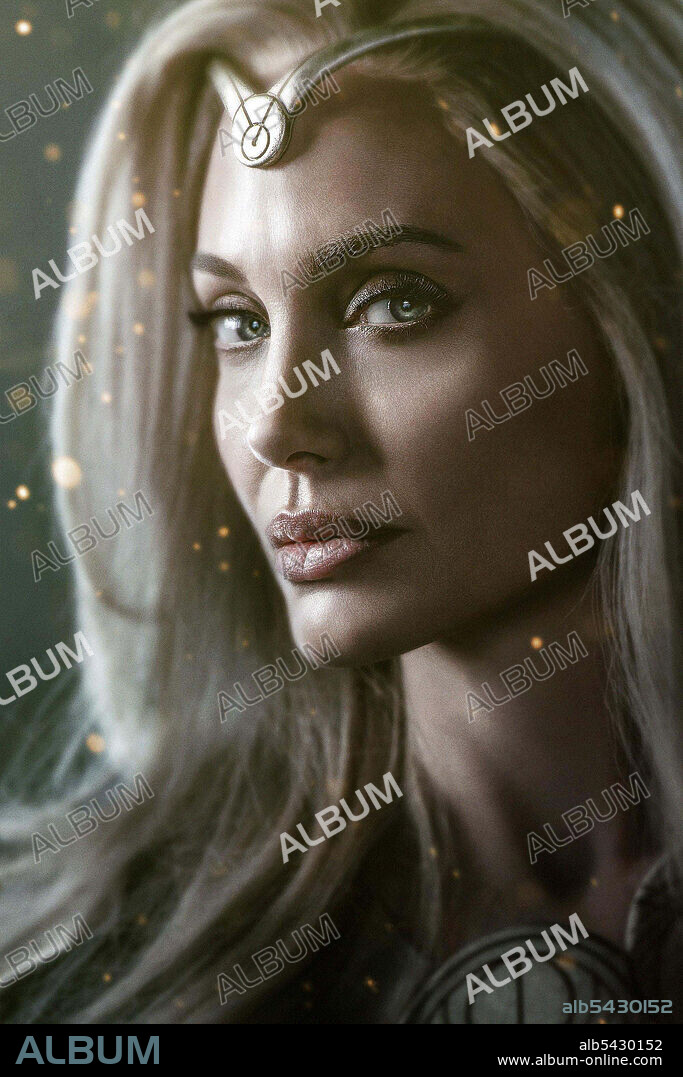 ANGELINA JOLIE dans LES ÉTERNELS, 2021 (ETERNALS), réalisé par CHLOE ZHAO. Copyright Marvel Studios / TSG Entertainment.