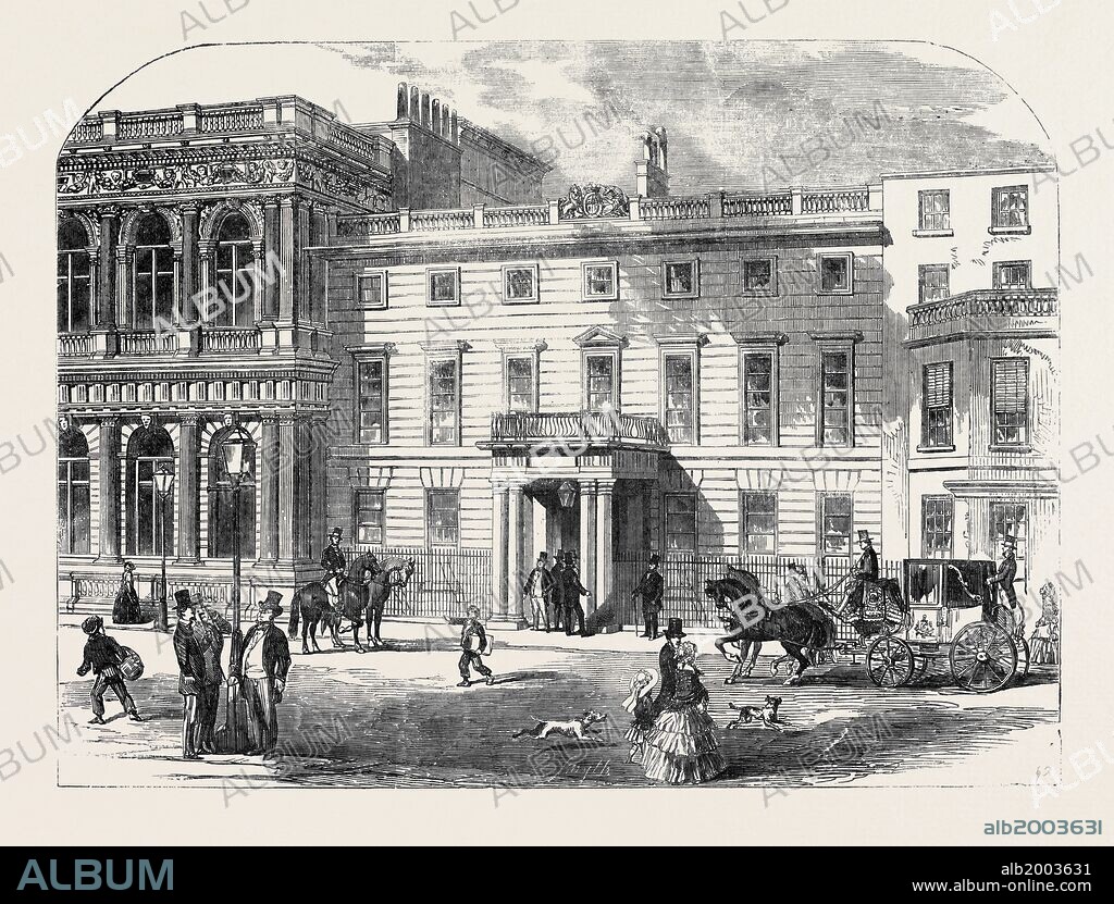 THE NEW OFFICE OF THE WAR DEPARTMENT (BUCKINGHAM HOUSE), PALL MALL.