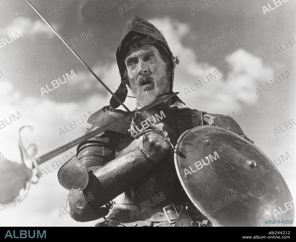 RAFAEL RIVELLES en DON QUIJOTE DE LA MANCHA, 1947, dirigida por RAFAEL GIL. Copyright COMPAÑIA INDUSTRIAL FILM ESPAÑOL (CIFESA).