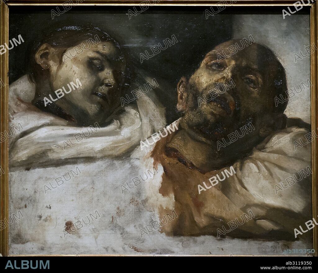 Jean-Louis Andre Theodore Gericault (1791-1824). French painter. The Severed Heads, c.1819. National Museum. Stockholm. Sweden.