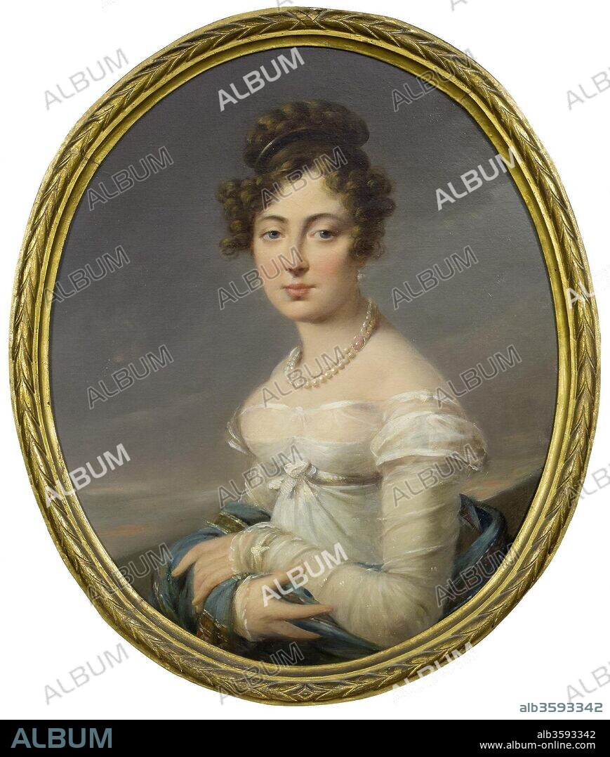 ALEXANDER MOLINARI. Portrait of Countess Maria Antonovna Ushakova, née Tarbeeva (1802-1870).