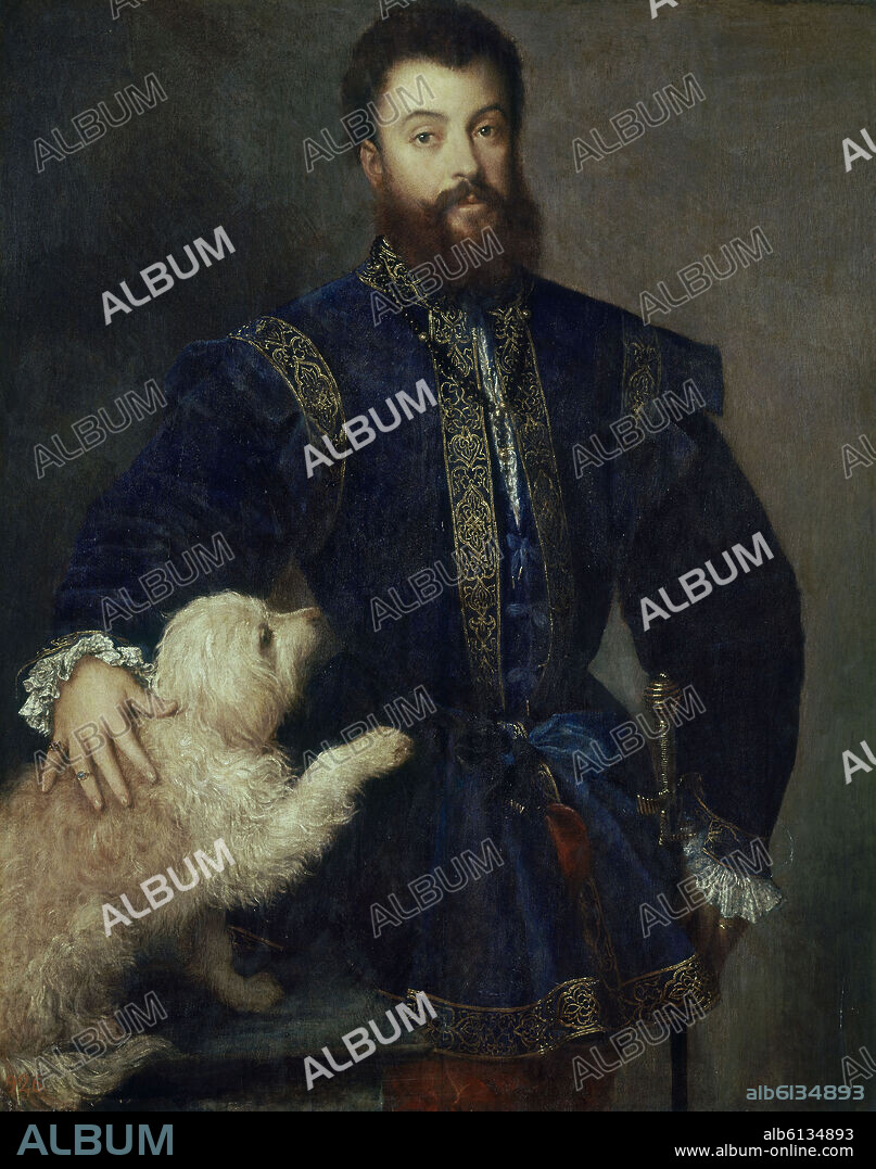 TIZIANO VECELLIO DE GREGORIO-TICIANO-. 'Federico Gonzaga, I Duke of Mantua', 1529, Oil on panel, 125 cm x 99 cm, P00408.