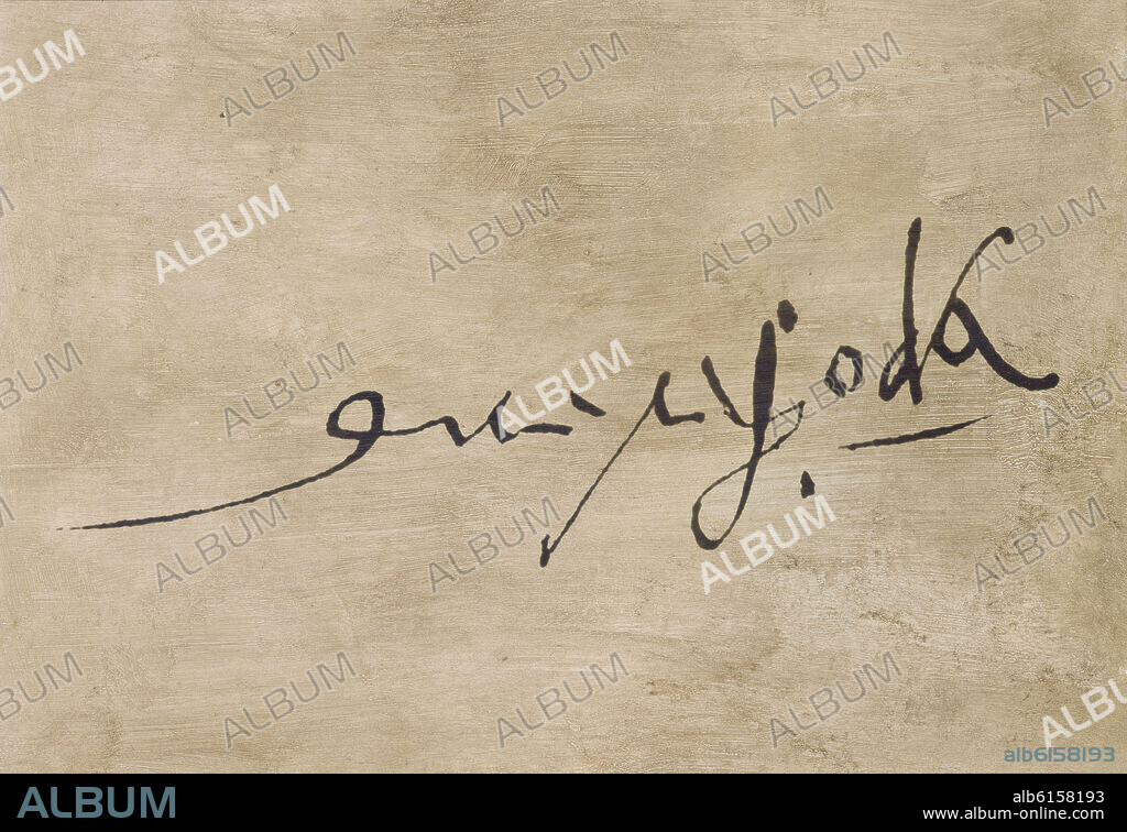 CRISTOBAL COLON (1451-1506). FIRMA AUTOGRAFA.