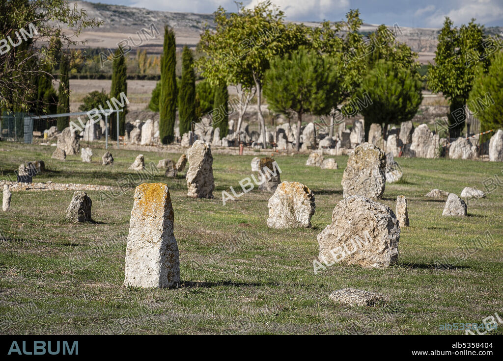 necropolis of "Las Ruedas", ancient Vaccea city of Pintia, Padilla de Duero, Valladolid province, Spain.