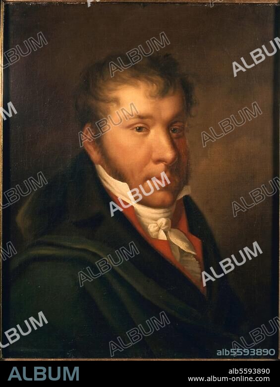 Hummel, Johann Nepomuk. 14.11.1774 (Preßburg) -17.10.1837 (Weimar). Komponist. - Portrait - Gemälde von unbekannter Hand. Wien, Gesellschaft der Musikfreunde.