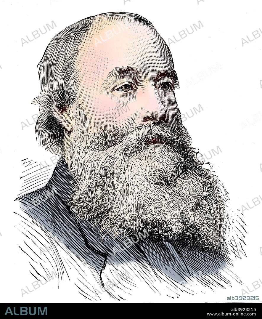 James Prescott Joule, English physicist, 1889. Joule (1818-1889) was born at Salford near Manchester and studied chemistry under John Dalton. His researches between 1843 and 1878 showed that heat is a form of energy. He was able to establish the mechanical equivalent of heat and the unit of energy, the Joule, is named for him. From The Graphic. (London, 1889). (Colorised black and white print).