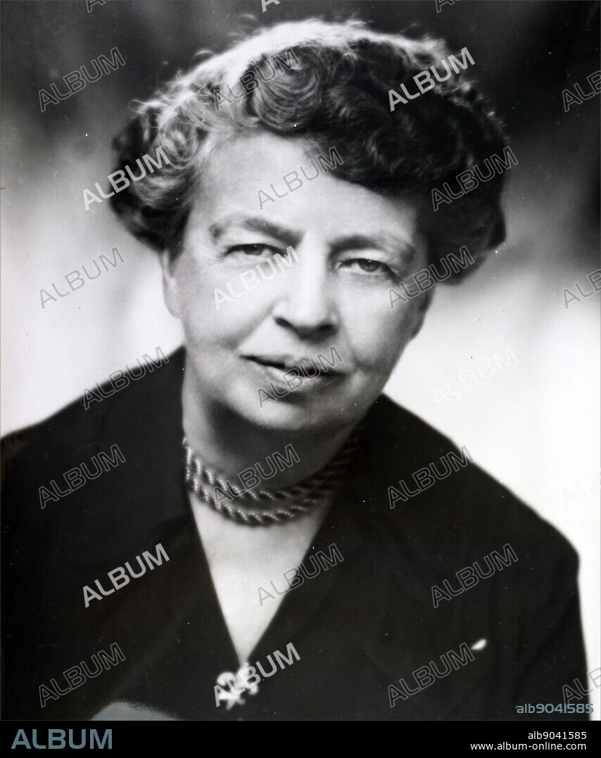Photograph of Eleanor Roosevelt (1884-1962) an American politician and former First Lady of the United States of America. Dated 20th century.