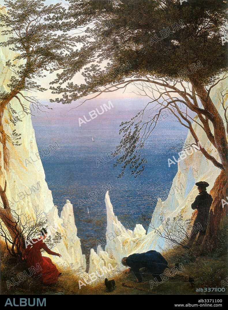 CASPAR DAVID FRIEDRICH. Chalk Cliffs on Rügen.