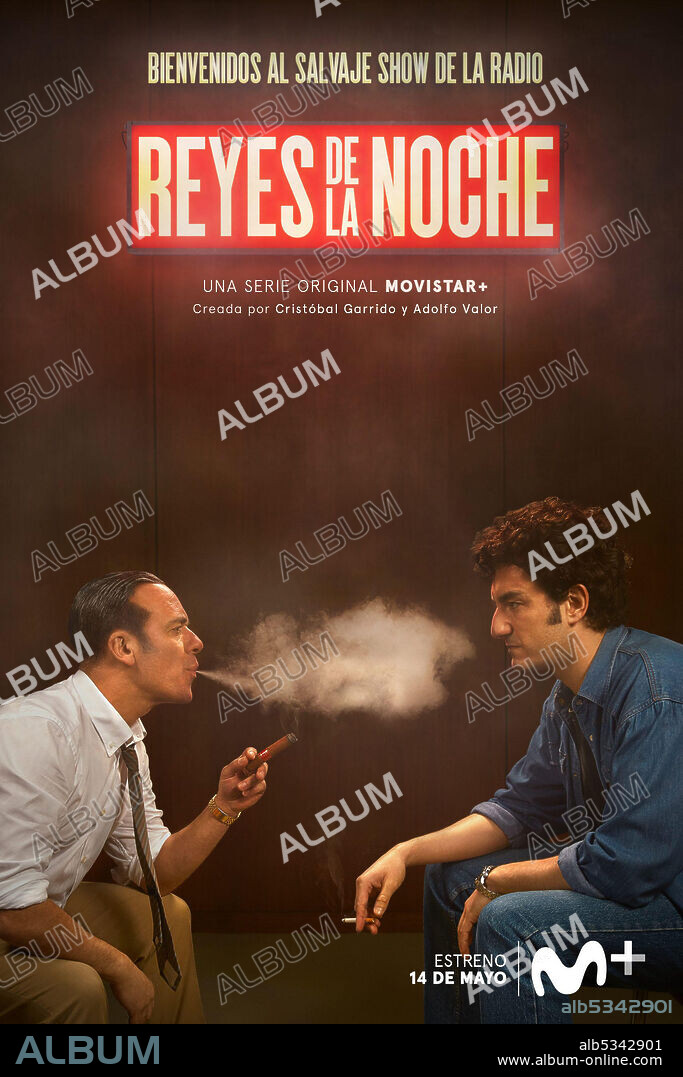 JAVIER GUTIERREZ y MIKI ESPARBE en REYES DE LA NOCHE, 2021, dirigida por ADOLFO VALOR y CARLOS THERON. Copyright MOVISTAR+.
