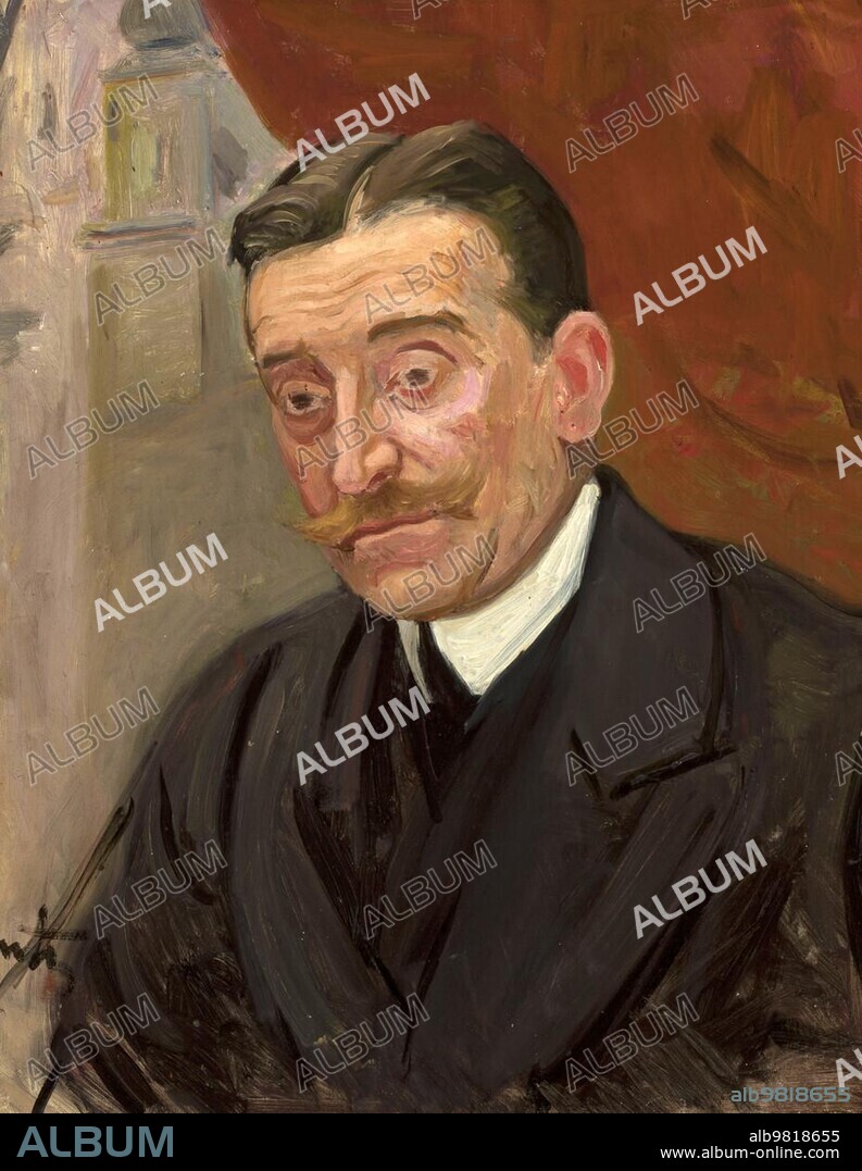 Portrait of Zdzislaw Lubomirski (born 4 April 1865) (died 31 July 1943), Polish jurist, politician and social activist, President of Warsaw, member of the Council of Regency, Prince, painting by Stanislaw Lentz (1861-1920), Historical, digitally restored reproduction from a 19th century original