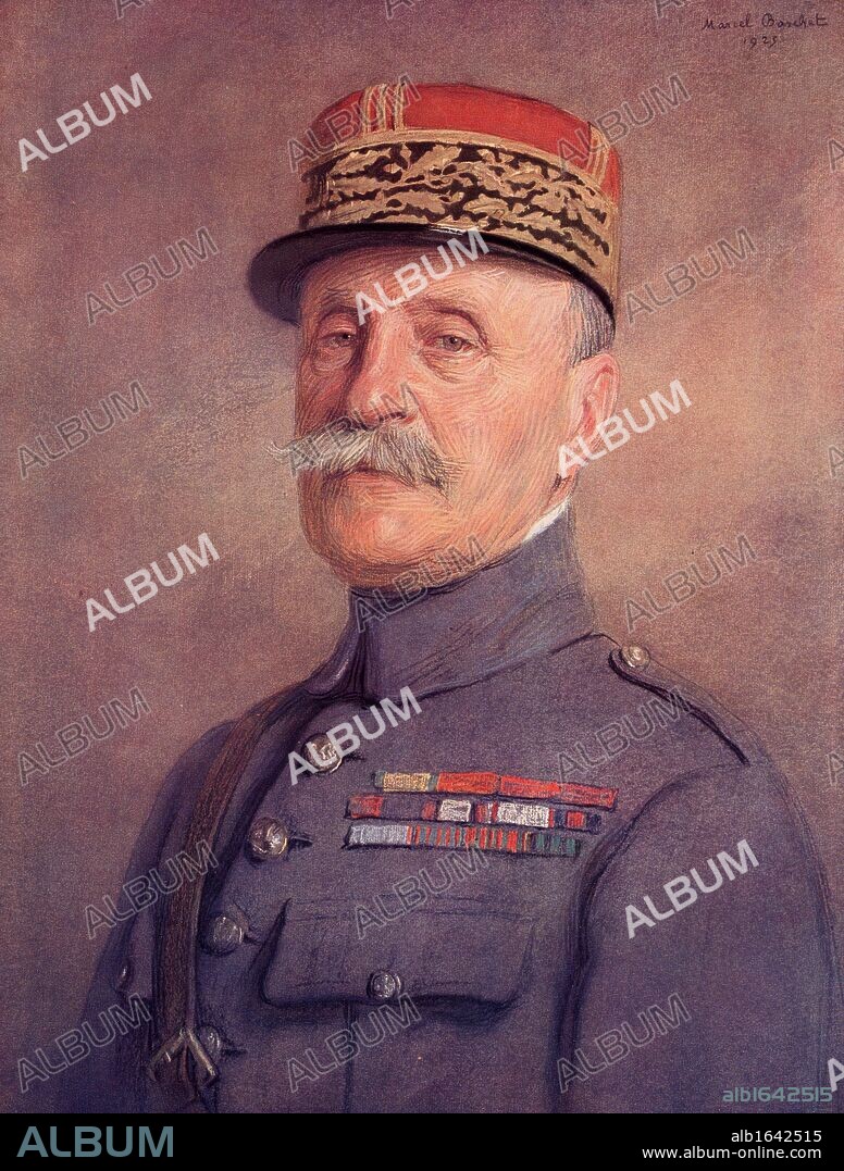 Ferdinand Foch (1851-1929) French soldier who entered the army in 1871. Director of the Ecole de Guerre (School of War) 1907-1911. In the First World War he was appointed French Chief of General Staff in 1918. In March 1918 he was appointed Supreme Allied Commander. Foche in 1925 as a Marshal of France.  (Photo by: Universal History Archive/UIG via Getty Images).